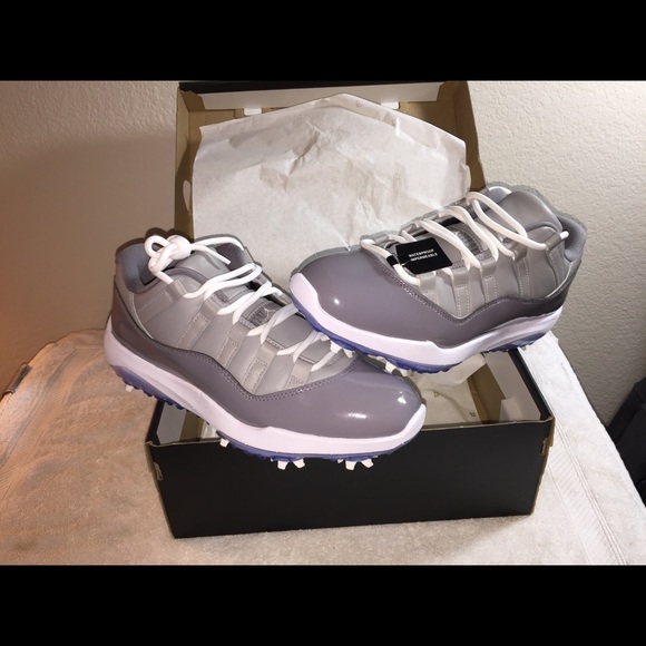 jordan cool grey 11 golf shoes